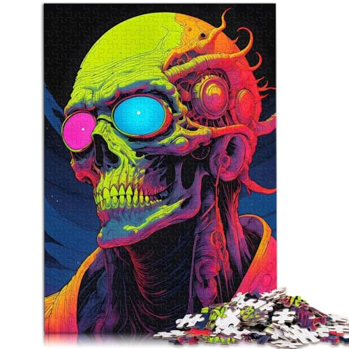 1000-teiliges Puzzle für Erwachsene, Alien Commander, Quizspiel, Herausforderung der Gehirnintelligenz, süchtig machendes Spielzeug, 50 x 75 cm, für Jugendliche ab 14 Jahren 1000-teiliges Puzzle für Erwachsene, Alien Commander, Quizspiel, Herausforderung der Gehirnintelligenz, süchtig machendes Spielzeug, 50 x 75 cm, für Jugendliche ab 14 Jahren von SYUNFEI