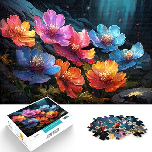 Puzzle für Erwachsene, 1000 Teile, Alpenfingerkraut, anspruchsvolles Spiel, Lernspiel für Geburtstag, Weihnachten,50x75cm, für Teenager ab 14 Jahren von SYUNFEI