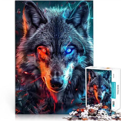1000-teiliges Puzzle für Erwachsene. Das Tierkunst-Wolf-Quizspiel ganze Familie.38x52cm für Teenager ab 14 Jahren. 1000-teiliges Puzzle für Erwachsene. Das Tierkunst-Wolf-Quizspiel ganze Familie.38x52cm für Teenager ab 14 Jahren. von SYUNFEI