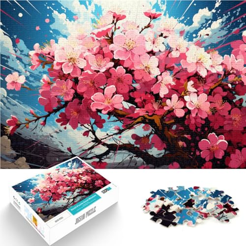 1000-teiliges Puzzle für Erwachsene, Apfelblüten, entspannendes, intellektuelles Lernspielzeug, geeignet für Paare,38x52cm, für 14-Jährige 1000-teiliges Puzzle für Erwachsene, Apfelblüten, entspannendes, intellektuelles Lernspielzeug, geeignet für Paare,38x52cm, für 14-Jährige von SYUNFEI
