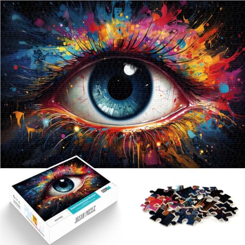 2000-teiliges Puzzle für Erwachsene, farbenfrohe Kunstaugen, Lernspielzeug, Weihnachtswunschliste mit Weihnachtsmann, 70 x 100 cm, für 14-Jährige von SYUNFEI