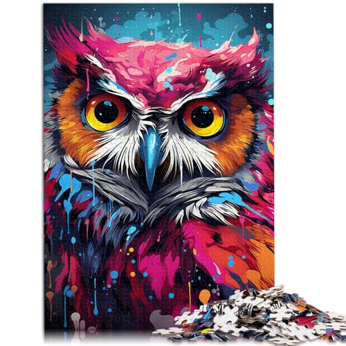 Puzzle für Erwachsene, 1000 Teile, Art Fantasy Owl, Quizspiel, Herausforderung der Gehirnintelligenz, süchtig machendes Spielzeug, 19,7 x 29,5 Zoll, Puzzle für Erwachsene, 1000 Teile, Art Fantasy Owl, Quizspiel, Herausforderung der Gehirnintelligenz, süchtig machendes Spielzeug, 19,7 x 29,5 Zoll, von SYUNFEI