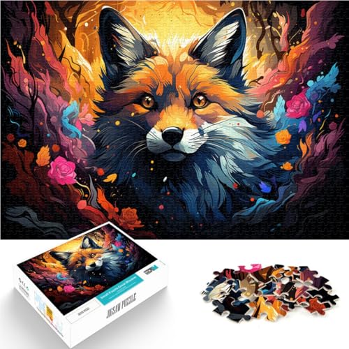 2000-teiliges Puzzle für Erwachsene, Puzzle Art Fox, Quizspiel, jedes Teil ist einzigartig – anspruchsvolles Familienspiel, 70 x 100 cm, für Jugendliche ab 14 Jahren von SYUNFEI