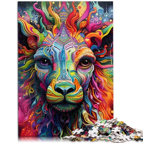 1000-teiliges Puzzle für Erwachsene, Psychedelische Kunst, Giraffen-Quizspiel, einzigartige Geburtstags, 10,27 x 14,96 Zoll, für 14-Jährige 1000-teiliges Puzzle für Erwachsene, Psychedelische Kunst, Giraffen-Quizspiel, einzigartige Geburtstags, 10,27 x 14,96 Zoll, für 14-Jährige von SYUNFEI