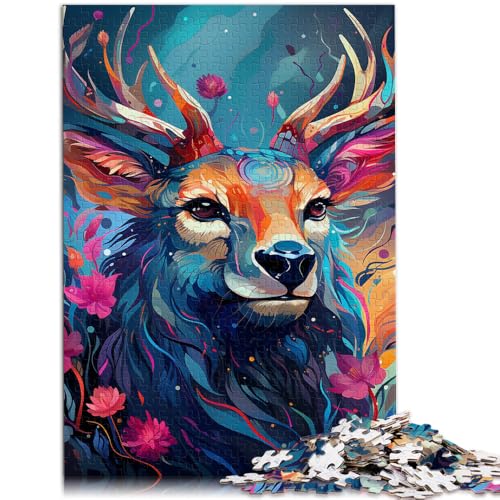 2000-teiliges Puzzle für Erwachsene, Kunst-Elch-Denkspiel, 27,56 x 39,37 Zoll, tolles Geschenk für Spiele, geeignet für Teenager ab 14 Jahren von SYUNFEI