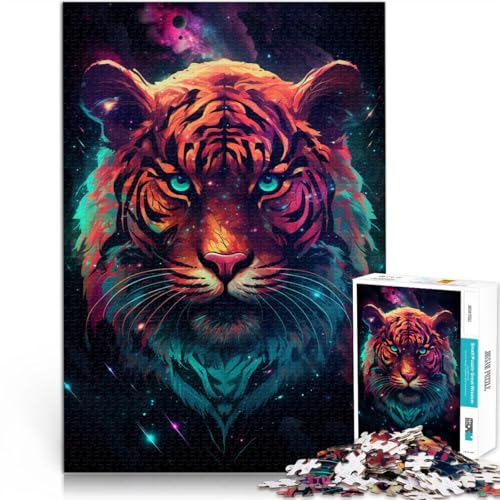 2000-teiliges Puzzle für Erwachsene, Puzzle Art Tiger, Quizspiel, Familienspiel, Stressabbau, schwieriges Herausforderungspuzzle, 27,56 x 39,37 Zoll 2000-teiliges Puzzle für Erwachsene, Puzzle Art Tiger, Quizspiel, Familienspiel, Stressabbau, schwieriges Herausforderungspuzzle, 27,56 x 39,37 Zoll von SYUNFEI
