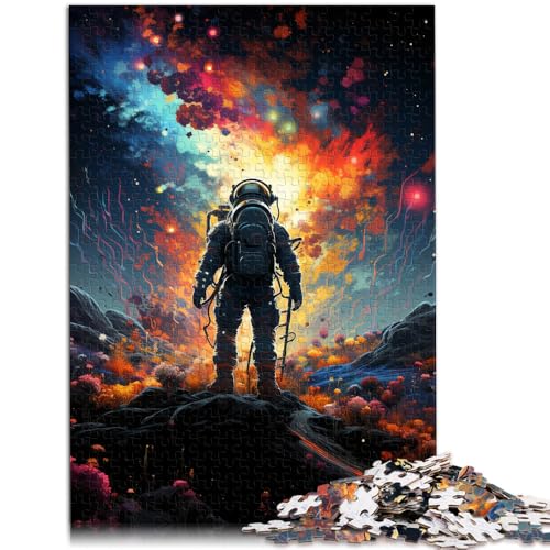 Puzzle für Erwachsene mit 1000 Teilen, farbenfrohes Astronauten-Puzzle, Denkspiel, Lernspiel für Geburtstag, Weihnachten,38x52cm, für 14-Jährige von SYUNFEI