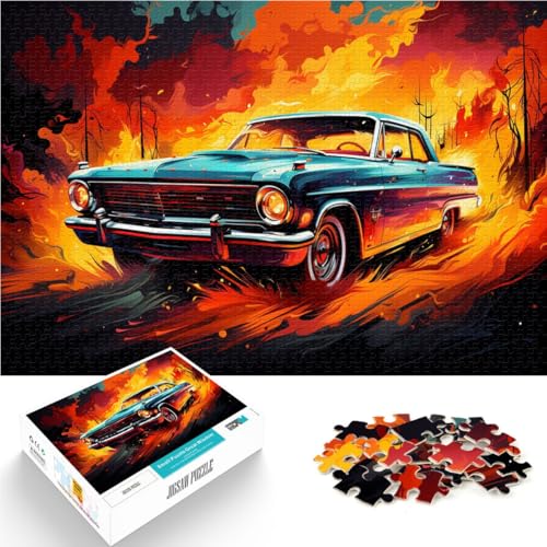 Puzzle für Erwachsene, 1000 Teile, Auto, Denkspiel, Familienspiel, Stressabbau, schwieriges Herausforderungspuzzle, 10,27 x 14,96 Zoll Puzzle für Erwachsene, 1000 Teile, Auto, Denkspiel, Familienspiel, Stressabbau, schwieriges Herausforderungspuzzle, 10,27 x 14,96 Zoll von SYUNFEI