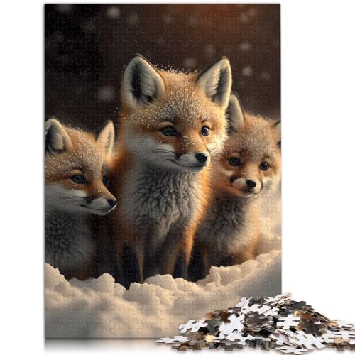 Puzzle für Erwachsene, 2000 Teile, Babyfuchs im Schnee, Puzzle für Lernspiele, Herausforderungsspielzeug, 27,56 x 39,37 Zoll, Familienspiel, Stressabbau, schwieriges Herausforderungspuzzle Puzzle für Erwachsene, 2000 Teile, Babyfuchs im Schnee, Puzzle für Lernspiele, Herausforderungsspielzeug, 27,56 x 39,37 Zoll, Familienspiel, Stressabbau, schwieriges Herausforderungspuzzle von SYUNFEI