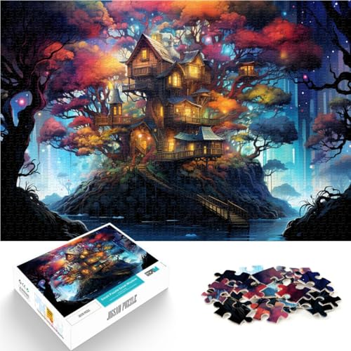 Puzzle Baumhaus mit 1000 Teilen für Erwachsene, Denkspiel, anspruchsvoll, Aber unterhaltsam und humorvoll,50x75cm, geeignet für Jugendliche ab 14 Jahren Puzzle Baumhaus mit 1000 Teilen für Erwachsene, Denkspiel, anspruchsvoll, Aber unterhaltsam und humorvoll,50x75cm, geeignet für Jugendliche ab 14 Jahren von SYUNFEI