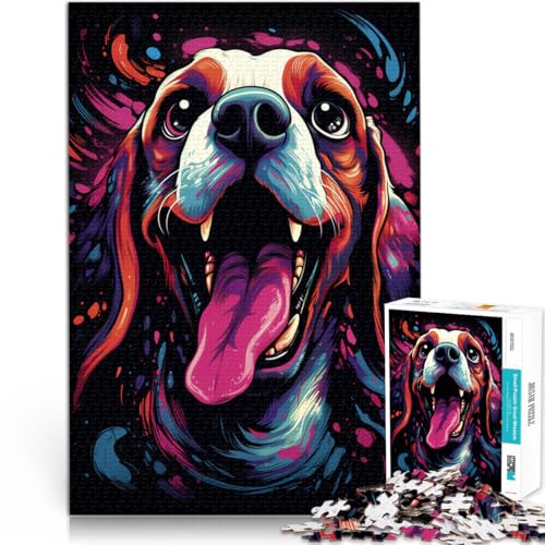 Puzzle für Erwachsene, 1000 Teile, Beagle-Tier, Denkspiel, Wanddekoration, einzigartige Geburtstags, 14,96 x 20,47 Zoll Puzzle für Erwachsene, 1000 Teile, Beagle-Tier, Denkspiel, Wanddekoration, einzigartige Geburtstags, 14,96 x 20,47 Zoll von SYUNFEI