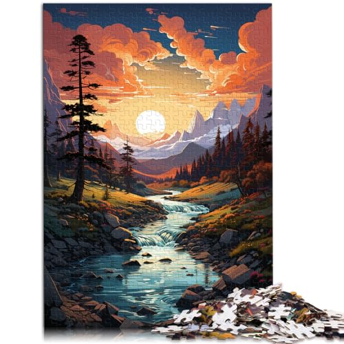 Puzzle für Erwachsene, 1000 Teile, wunderschöne Fantasielandschaft, Quizspiel, 26 x 38cm, tolles Teenager ab 14 Jahren von SYUNFEI