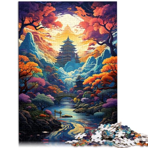 Puzzle für Erwachsene, 1000 Teile. Die Schönheit des Nara-Parks. Anspruchsvolles Spiel zum Stressabbau. 10,27 x 14,96 Zoll. Für Jugendliche ab 14 Jahren. von SYUNFEI