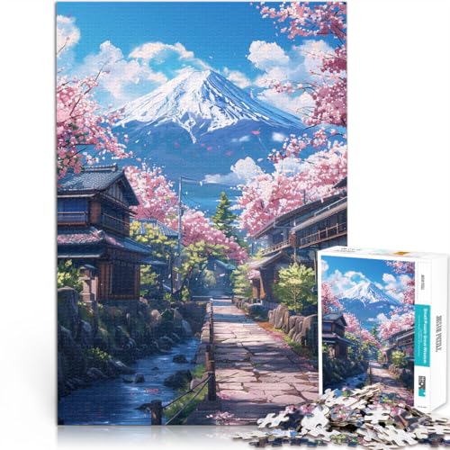 Puzzle für Erwachsene mit 1000 Teilen, Berg Fuji und Kirschblüte, Familienspiel für und 14,96 Zoll x 20,47 Zoll, Lernspiel für Geburtstag, Weihnachten Puzzle für Erwachsene mit 1000 Teilen, Berg Fuji und Kirschblüte, Familienspiel für und 14,96 Zoll x 20,47 Zoll, Lernspiel für Geburtstag, Weihnachten von SYUNFEI