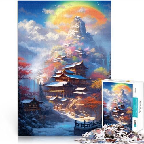 2000-teiliges Puzzle für Erwachsene, Berg mit Sternen, Heimdekoration, Puzzle, Lernspiel für Geburtstag, Weihnachten, 27,56 x 39,37 Zoll von SYUNFEI