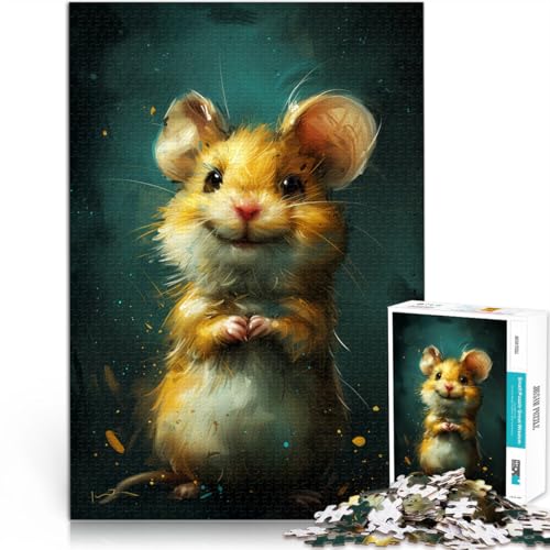 Puzzle für Erwachsene, 2000 Teile, süßes kleines gelbes Tiger-Puzzle, Kunstwerk ganze Familie, 27,56 x 39,37 Zoll von SYUNFEI