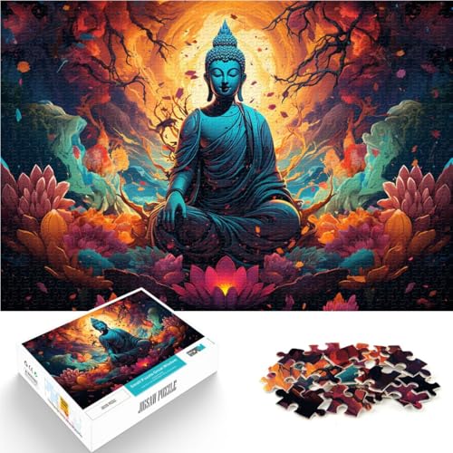 Puzzle für Erwachsene, 1000 Teile, Buddha-Lernpuzzle, Wichtelgeschenke, 26x38cm, für Teenager ab 14 Jahren von SYUNFEI