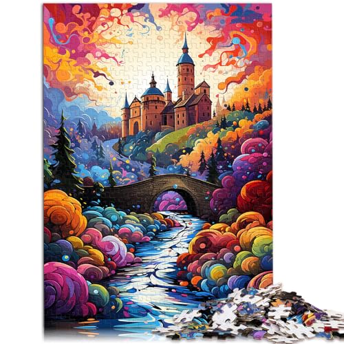 1000-teiliges Puzzle für Erwachsene, Quizspiel „Schloss Cesky Krumlov“ mit passendem Poster und Quizblatt,38x52cm, geeignet für Jugendliche ab 14 Jahren 1000-teiliges Puzzle für Erwachsene, Quizspiel „Schloss Cesky Krumlov“ mit passendem Poster und Quizblatt,38x52cm, geeignet für Jugendliche ab 14 Jahren von SYUNFEI