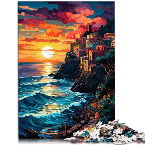 Puzzle für Erwachsene, 1000 Teile, Cinque Terre, Spiele, Spielzeug, Geschenk, ganze Familie,38x52cm, für 14-Jährige Puzzle für Erwachsene, 1000 Teile, Cinque Terre, Spiele, Spielzeug, Geschenk, ganze Familie,38x52cm, für 14-Jährige von SYUNFEI