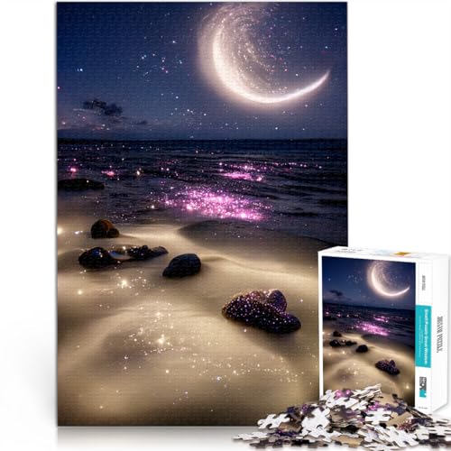 Puzzle für Erwachsene, 1000 Teile, Traumstrand, Lernspielzeug, ganze Familie, 50 x 75 cm, für Teenager ab 14 Jahren von SYUNFEI
