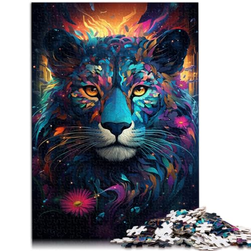 1000-teiliges Puzzle für Erwachsene, süße kleine galaktische Leoparden, anspruchsvolles Spiel, EIN Kunstwerk, 26x38cm, für 14-Jährige von SYUNFEI