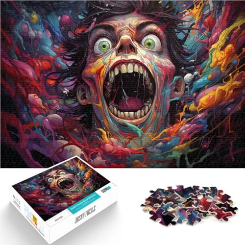 Puzzle für Erwachsene, 1000 Teile, farbenfrohe dämonische Kunst, Quizspiel, tolles Geschenk für die ganze Familie,50x75cm, für Teenager ab 14 Jahren Puzzle für Erwachsene, 1000 Teile, farbenfrohe dämonische Kunst, Quizspiel, tolles Geschenk für die ganze Familie,50x75cm, für Teenager ab 14 Jahren von SYUNFEI