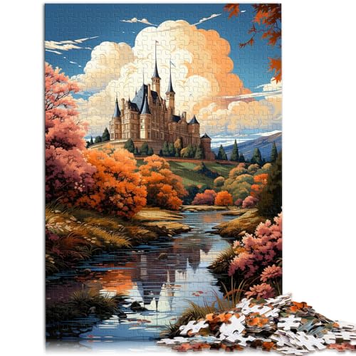 Das Denkspiel „Loiretal“ mit 1000 Teilen für Erwachsene ganze Familie.38x52cm, für Teenager ab 14 Jahren. von SYUNFEI