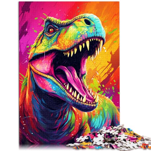 Puzzle für Erwachsene, 1000 Teile, Dinosaurier, Quizspiel, Familienspiel, Stressabbau, schwieriges Herausforderungspuzzle, 10,27 x 14,96 Zoll von SYUNFEI