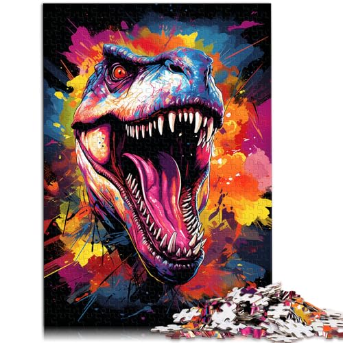 Puzzle für Erwachsene 1000 Teile Dinosaurier Relax Games Jedes Teil ist einzigartig - Herausforderndes Familienspaßspiel 10,27 Zoll x 14,96 Zoll von SYUNFEI