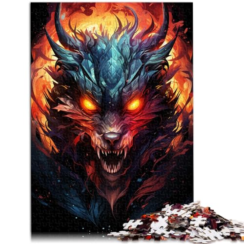 Puzzle für Erwachsene, 1000 Teile, Drachen, anspruchsvolles Spiel, Geschenke ganze Familie, 10,27 Zoll x 14,96 Zoll von SYUNFEI