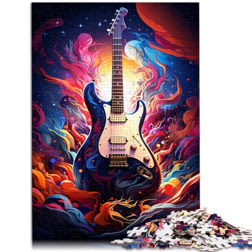 Puzzle für Erwachsene, 1000 Teile, E-Gitarre, anspruchsvolles Spiel, Geschenke, einzigartige Geburtstags, 14,96 x 20,47 Zoll von SYUNFEI