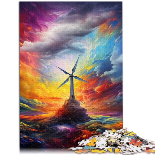 Puzzle für Erwachsene, 2000 Teile, Bunte Windmühlen, Entspannungsspiele mit passendem Poster und Quizblatt, 70 x 100 cm, Geeignet für Jugendliche ab 14 Jahren Puzzle für Erwachsene, 2000 Teile, Bunte Windmühlen, Entspannungsspiele mit passendem Poster und Quizblatt, 70 x 100 cm, Geeignet für Jugendliche ab 14 Jahren von SYUNFEI