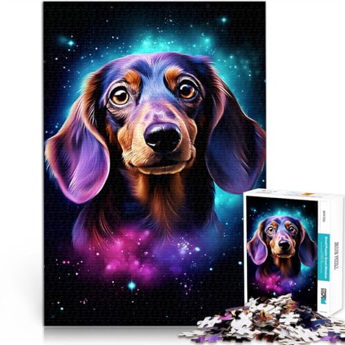 1000-teiliges Puzzle für Erwachsene. Das Cosmic Dachshund-Quizspiel eignet ganze Familie. 10,27 Zoll x 14,96 Zoll für 14-Jährige 1000-teiliges Puzzle für Erwachsene. Das Cosmic Dachshund-Quizspiel eignet ganze Familie. 10,27 Zoll x 14,96 Zoll für 14-Jährige von SYUNFEI