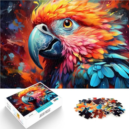 2000-teiliges Puzzle für Erwachsene, Fantasy-Papagei, Lernpuzzle, Familienspiel, 27,56 x 39,37 Zoll, mit passendem Poster und Quizblatt 2000-teiliges Puzzle für Erwachsene, Fantasy-Papagei, Lernpuzzle, Familienspiel, 27,56 x 39,37 Zoll, mit passendem Poster und Quizblatt von SYUNFEI