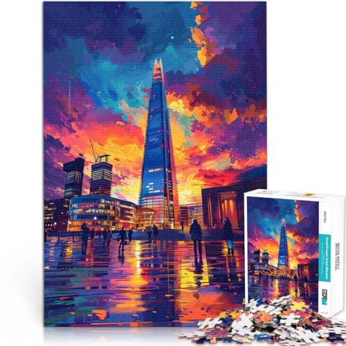 Puzzle Erwachsene, Stadt bei Sonnenuntergang, Puzzle Erwachsene und Kinder, 1000 Teile, 50 x 75 cm, Holzbrettpuzzle Erwachsene und Kinder, Familienspiele, Weihnachts- und Geburtstagsgeschenke Puzzle Erwachsene, Stadt bei Sonnenuntergang, Puzzle Erwachsene und Kinder, 1000 Teile, 50 x 75 cm, Holzbrettpuzzle Erwachsene und Kinder, Familienspiele, Weihnachts- und Geburtstagsgeschenke von SYUNFEI