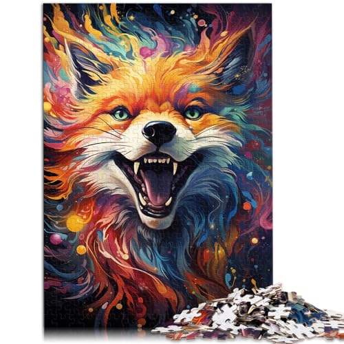 Puzzle für Erwachsene, 1000 Teile, schöner Fuchs, Lernspiele, Heimdekoration, Puzzle, Kunstwerk, Geschenk,38x52cm, für Teenager ab 14 Jahren von SYUNFEI