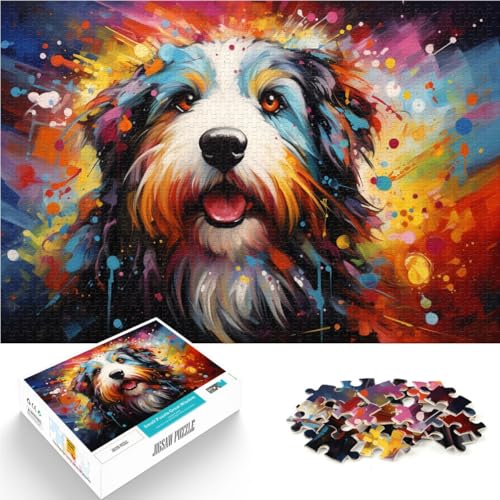 Puzzle für Erwachsene, 2000 Teile, süßer Schäferhund, anspruchsvolles Spiel, tolles, 70 x 100 cm, für Teenager ab 14 Jahren von SYUNFEI