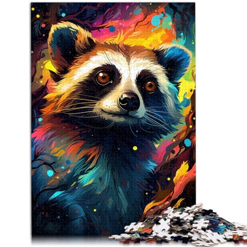 Puzzle Erwachsene Lemuren in Sternennacht für Erwachsene, Puzzle, 2000 Teile, 70 x 100 cm, graue Kartenpuzzles für Erwachsene, Geschenke, Lernpuzzle von SYUNFEI