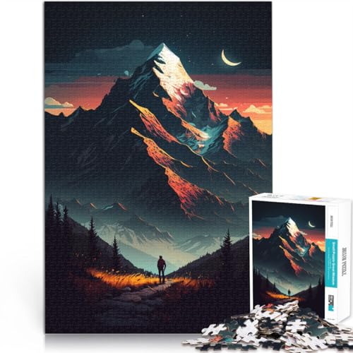 Puzzle für Erwachsene, 2000 Teile, Schneebedeckte Berge bei Nacht, Lernspielzeug, Geschenk zum Geburtstag, 27,56 x 39,37 Zoll, für Jugendliche ab 14 Jahren Puzzle für Erwachsene, 2000 Teile, Schneebedeckte Berge bei Nacht, Lernspielzeug, Geschenk zum Geburtstag, 27,56 x 39,37 Zoll, für Jugendliche ab 14 Jahren von SYUNFEI