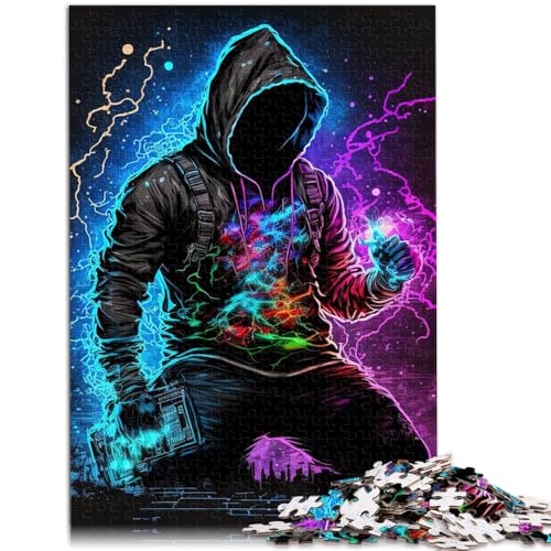Puzzle für Erwachsene, 2000 Teile, Lone Figure a Hoodie, Präzisionsschnitt-Puzzle, 27,56 x 39,37 Zoll, für Teenager ab 14 Jahren Puzzle für Erwachsene, 2000 Teile, Lone Figure a Hoodie, Präzisionsschnitt-Puzzle, 27,56 x 39,37 Zoll, für Teenager ab 14 Jahren von SYUNFEI