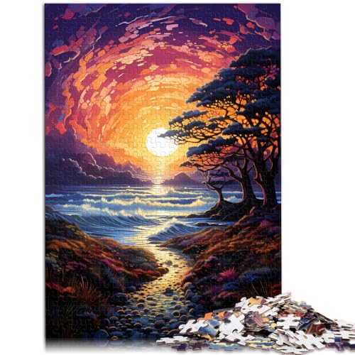 Puzzle für Erwachsene, 2000 Teile, Fantasie-Sonnenuntergangslandschaft, Quizspiel, Stressabbau, schwierige Herausforderung, 27,56 x 39,37 Zoll, für Teenager ab 14 Jahren von SYUNFEI