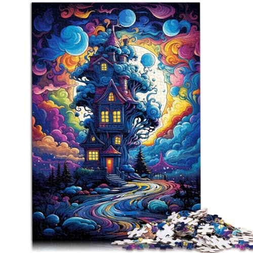 Puzzle für Erwachsene, 1000 Teile, Fantasiehaus, Denkspiel, Wanddekoration, einzigartige Geburtstags, 50 x 75 cm, für Teenager ab 14 Jahren Puzzle für Erwachsene, 1000 Teile, Fantasiehaus, Denkspiel, Wanddekoration, einzigartige Geburtstags, 50 x 75 cm, für Teenager ab 14 Jahren von SYUNFEI