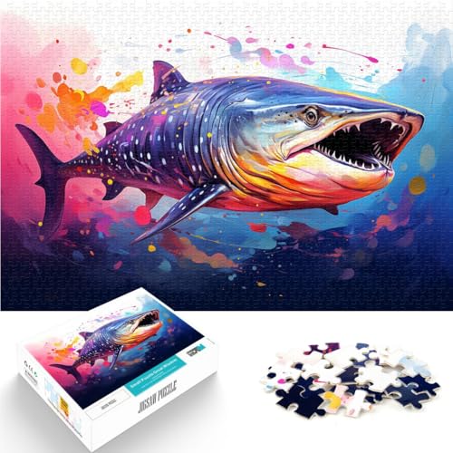 Puzzle für Erwachsene, 1000 Teile, Bunte Fantasietiere, Quizspiel, Lernspiel für Geburtstag, Weihnachten,38x52cm von SYUNFEI