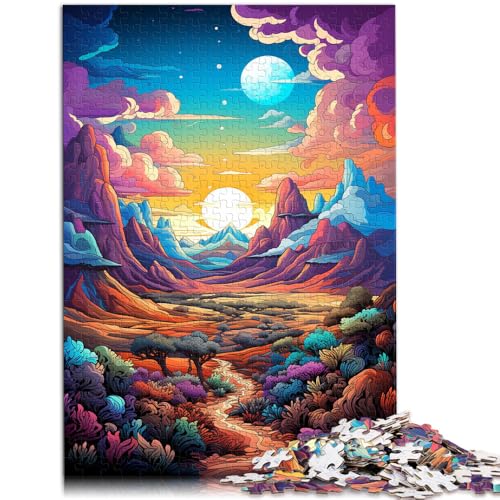 Puzzle für Erwachsene, 1000 Teile, Fantasie-Wüste, Quizspiel, ganze Familie,38x52cm, für Teenager ab 14 Jahren Puzzle für Erwachsene, 1000 Teile, Fantasie-Wüste, Quizspiel, ganze Familie,38x52cm, für Teenager ab 14 Jahren von SYUNFEI