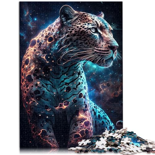 Puzzle für Erwachsene mit 1000 Teilen, Cosmic Jaguar, Denkspiel, Wanddekoration, einzigartige Geburtstags, 26x38cm Puzzle für Erwachsene mit 1000 Teilen, Cosmic Jaguar, Denkspiel, Wanddekoration, einzigartige Geburtstags, 26x38cm von SYUNFEI