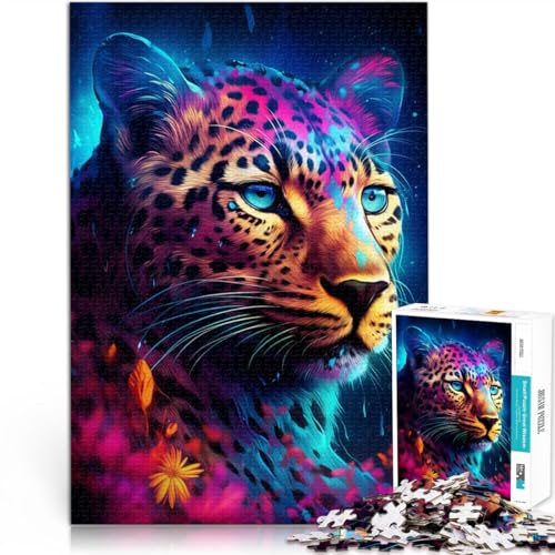Puzzle für Erwachsene mit 1000 Teilen, Cosmic Leopard, Denkspiel, anspruchsvoll, Aber unterhaltsam und humorvoll,38x52cm Puzzle für Erwachsene mit 1000 Teilen, Cosmic Leopard, Denkspiel, anspruchsvoll, Aber unterhaltsam und humorvoll,38x52cm von SYUNFEI
