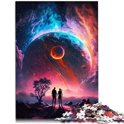 Puzzle für Erwachsene, 1000 Teile, kosmische Liebe, Planeten-Quizspiel, Lernspiel für Geburtstag, Weihnachten,38x52cm, für Teenager ab 14 Jahren Puzzle für Erwachsene, 1000 Teile, kosmische Liebe, Planeten-Quizspiel, Lernspiel für Geburtstag, Weihnachten,38x52cm, für Teenager ab 14 Jahren von SYUNFEI