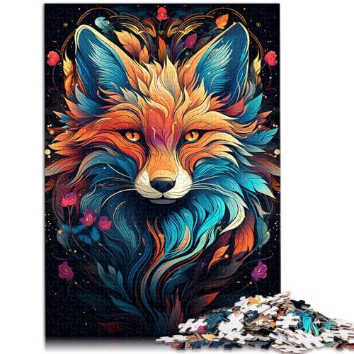 Puzzle für Erwachsene, 1000 Teile, Fantasy-Fuchs, Quizspiel, lustige Aktivitäten zu Hause, Geburtstagsgeschenk, Reisegeschenk, 19,7 x 29,5 Zoll von SYUNFEI