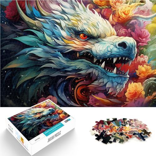 Puzzle für Erwachsene, 1000 Teile, farbenfrohes Fantasy-Leoparden-Quizspiel, Lernspiel für Geburtstag, Weihnachten, 26x38cm Puzzle für Erwachsene, 1000 Teile, farbenfrohes Fantasy-Leoparden-Quizspiel, Lernspiel für Geburtstag, Weihnachten, 26x38cm von SYUNFEI