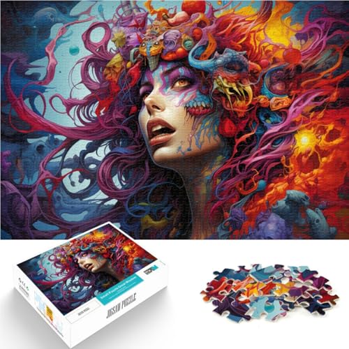 Puzzle für Erwachsene, 1000 Teile, Fantasy-Mädchen-Kunst, Puzzle – anspruchsvolles Spiel, tolles Geschenk für Spiele,38x52cm, für Teenager ab 14 Jahren Puzzle für Erwachsene, 1000 Teile, Fantasy-Mädchen-Kunst, Puzzle – anspruchsvolles Spiel, tolles Geschenk für Spiele,38x52cm, für Teenager ab 14 Jahren von SYUNFEI